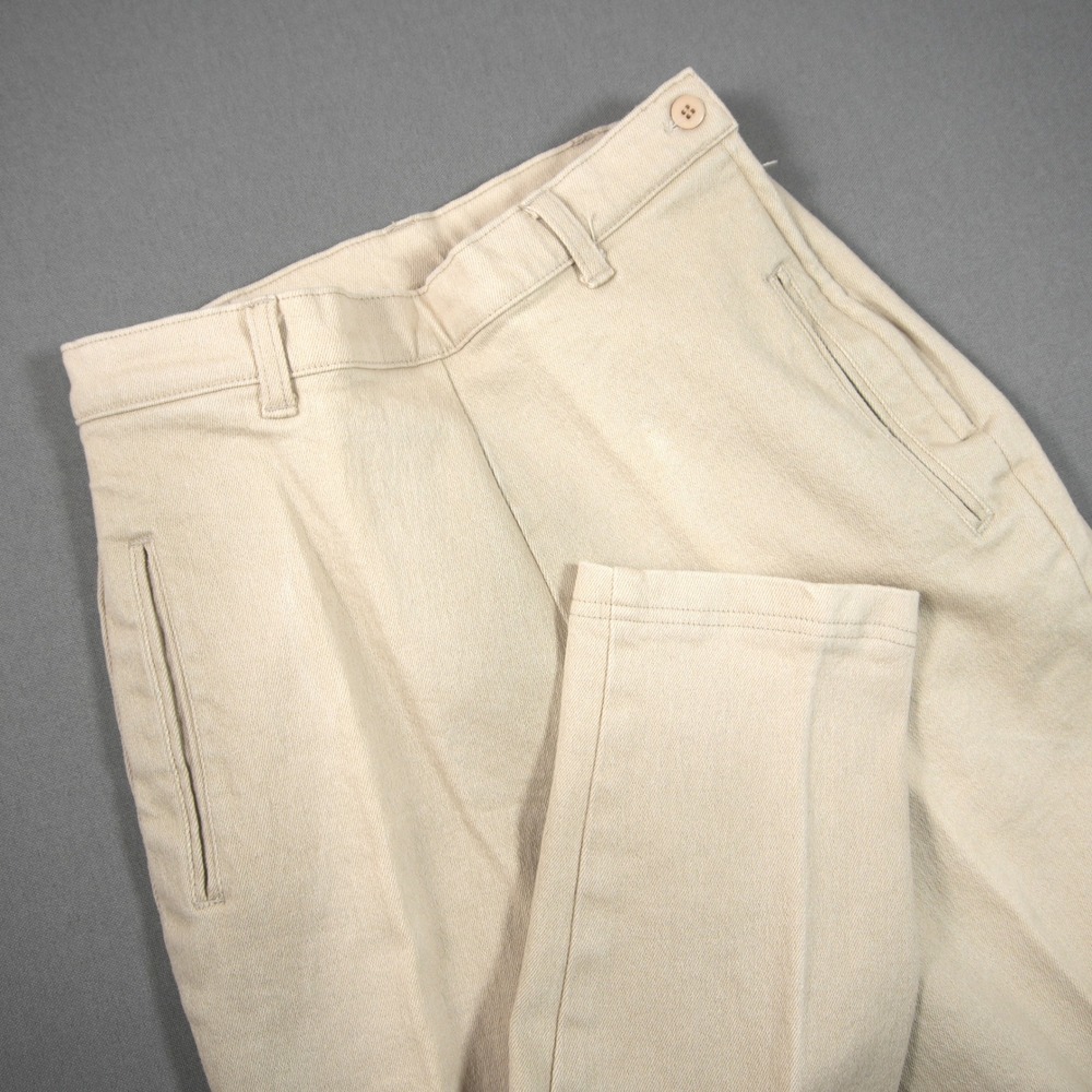 VTG Orvis High Rise Straight Leg Cotton Women 10 Pants 26x29 Safari Retro Work